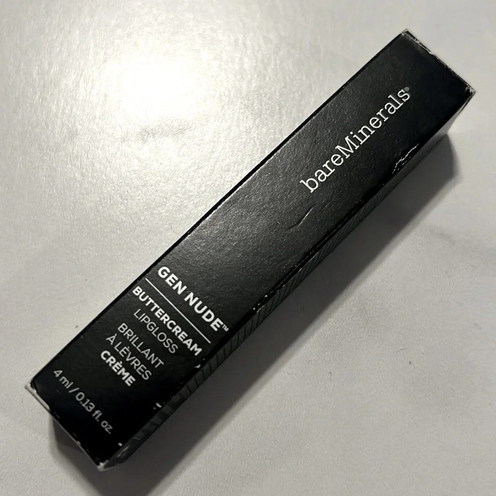 BareMinerals Gen Nude Buttercream Lip-Gloss, Heartbreaker 0.13 oz NEW